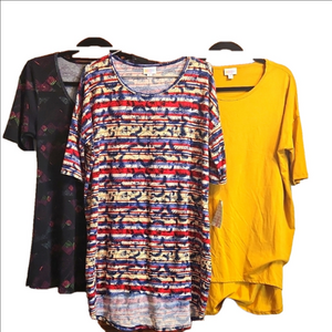 Lot Of 3 LuLaRoe Top Size S **ONE NWT**